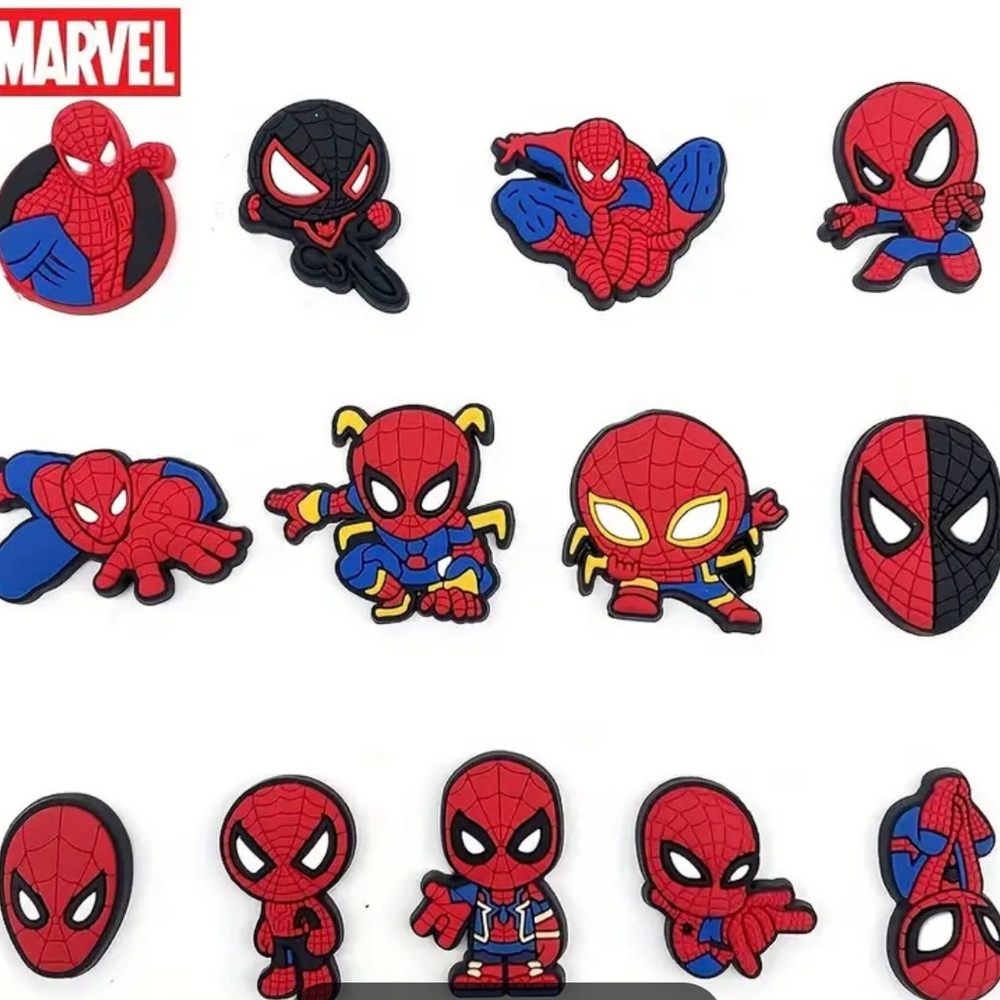 Your Friendly Neighborhood Spiderman croc Charms